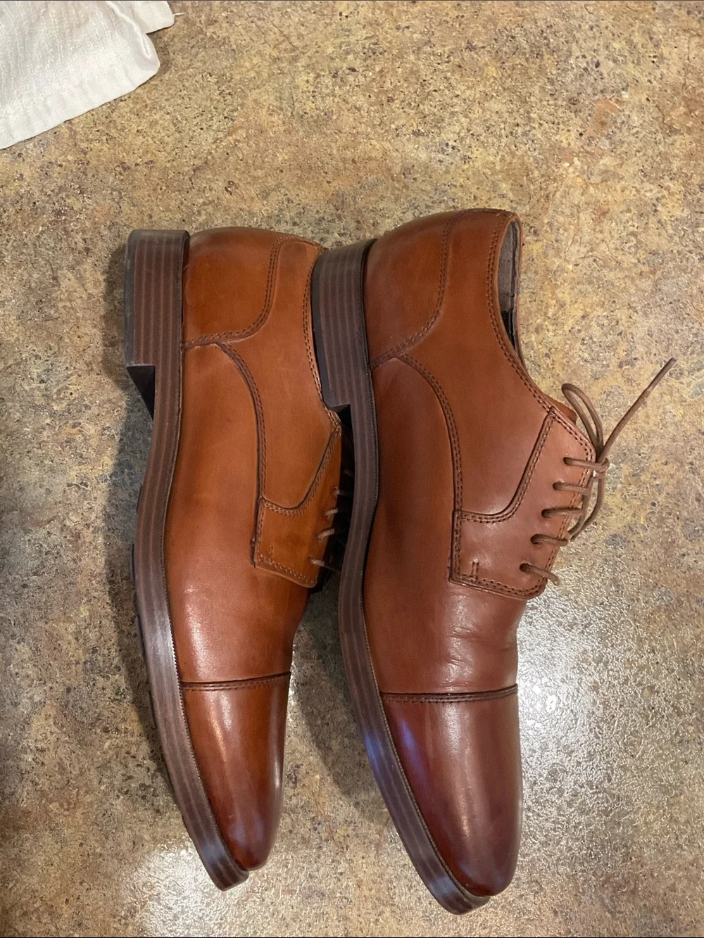 Cole Haan Men's Jay Grand Cap Toe Oxford in the British Tan
